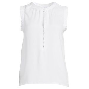 Women’s ruffle trim tank top